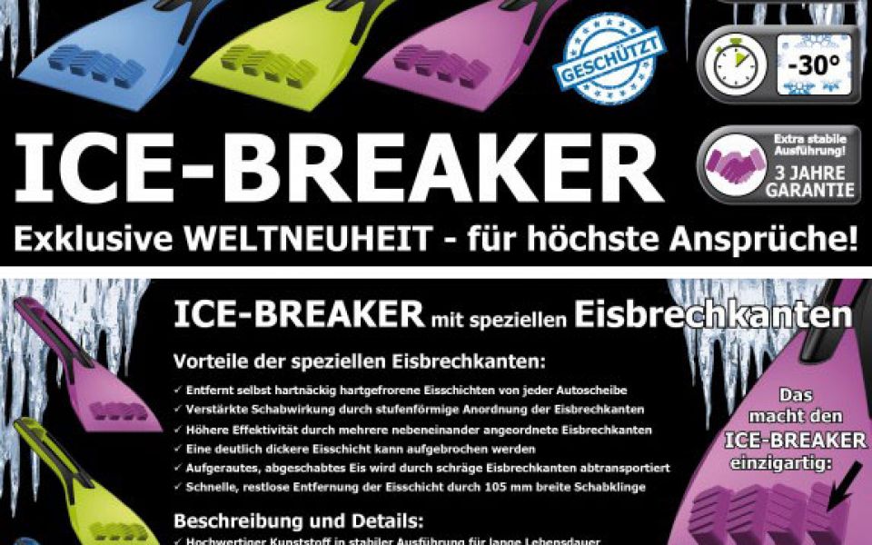 Beitragsbild: Exklusive Weltneuheit – ICE-BREAKER für höchste Ansprüche!